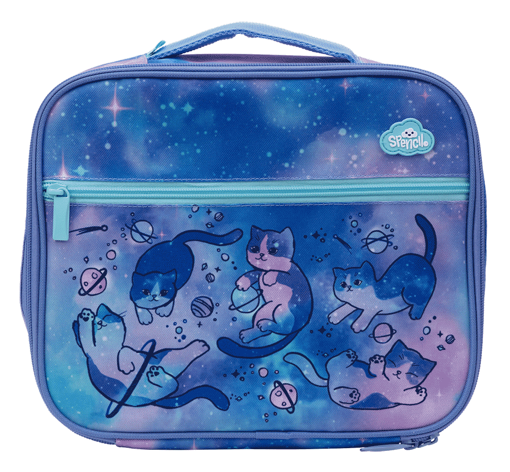 Spencil Big Cooler Lunch Bag - Cat-a-cosmic