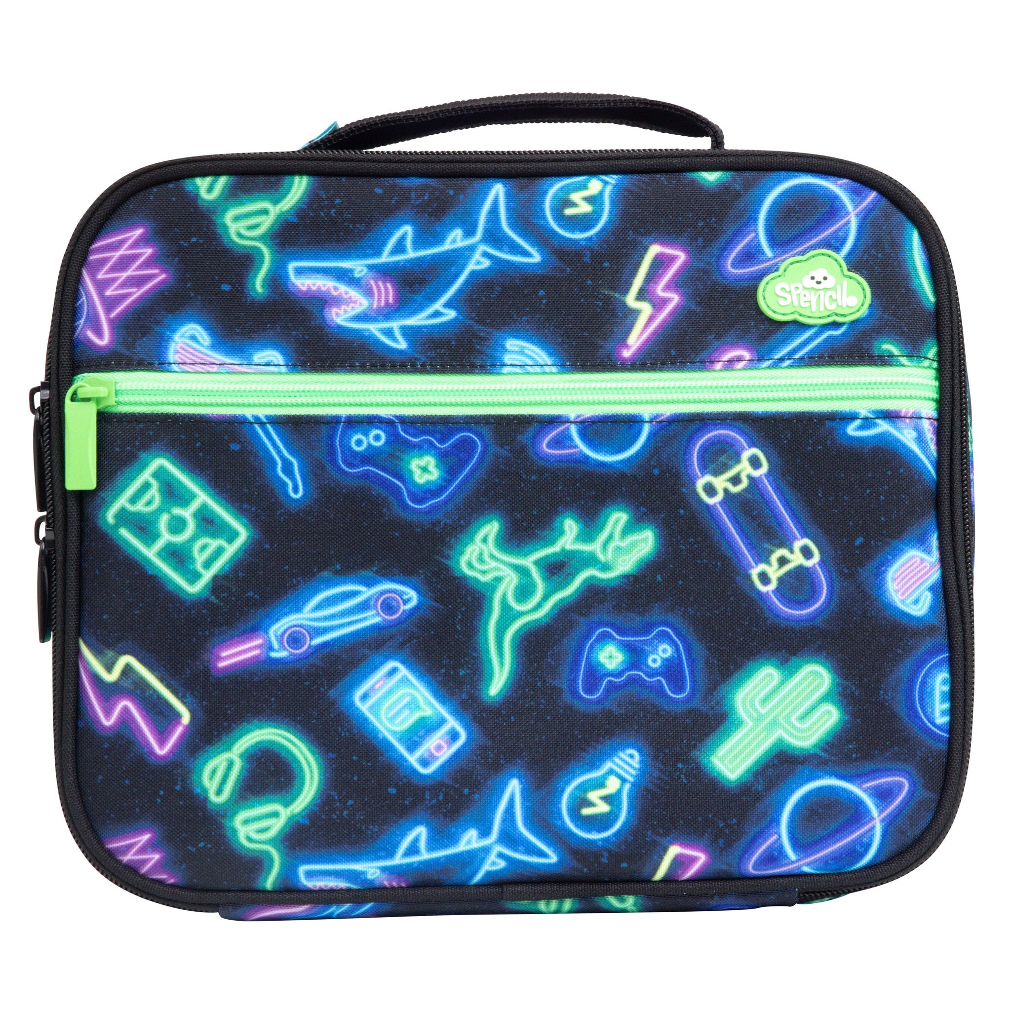 Spencil Big Cooler Lunch Bag - Neon Life