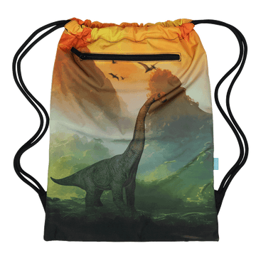 Spencil Big Drawstring Bag - Jurassic Kingdom
