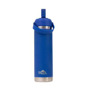 Spencil Big Insulated Water Bottle 650ml - Azure
