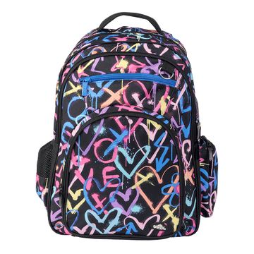 Spencil Big Kids Backpack - Hearts and Crosses