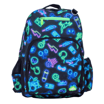 Spencil Big Kids Backpack - Neon Life