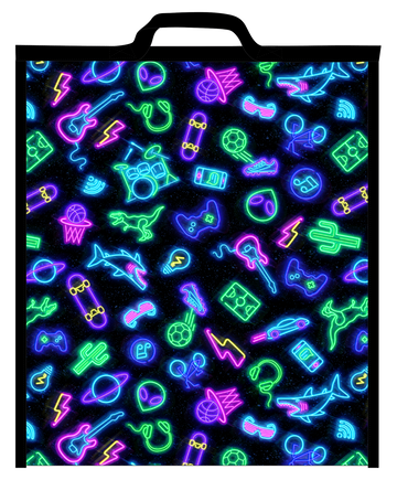 Spencil Homework Bag Extra Large - Neon Life