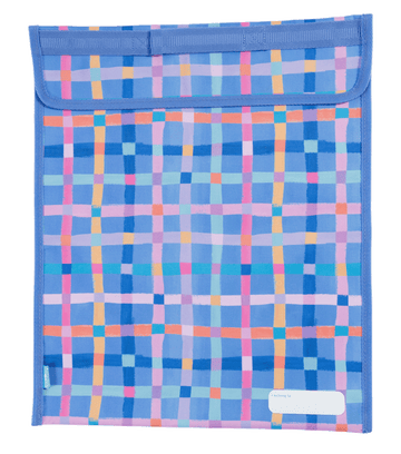 Spencil Homework Bag Extra Large - Pastel Plaid
