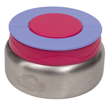 Spencil Hot-Stuff Insulated Food Jar - Fuchsia/Periwinkle