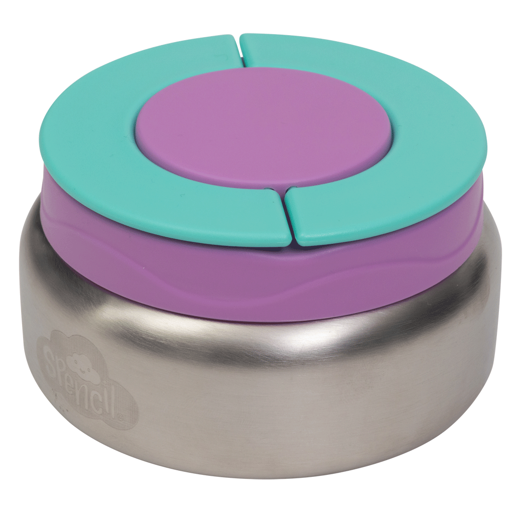 Spencil Hot-Stuff Insulated Food Jar - Lilac/Mint