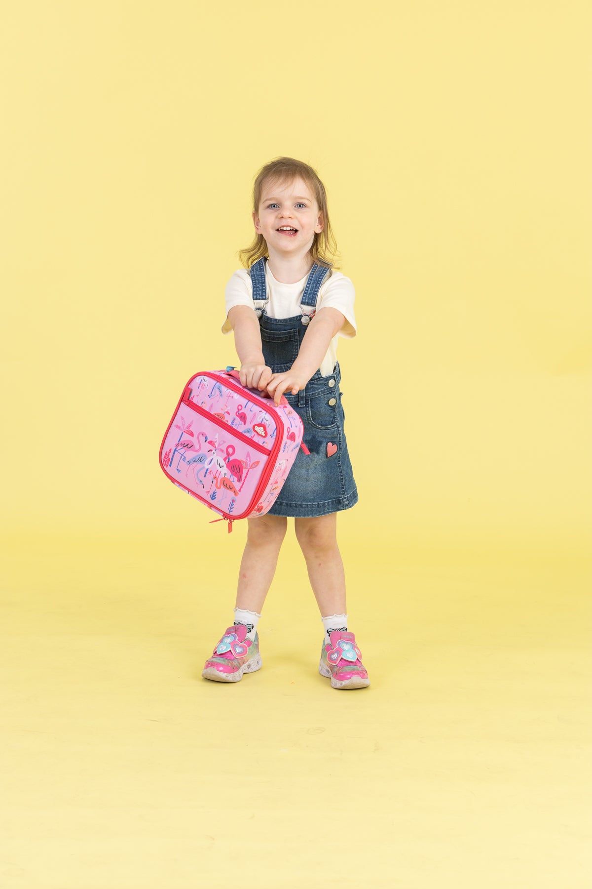 Spencil Little Cooler Lunch Bag - Flamingo Splash