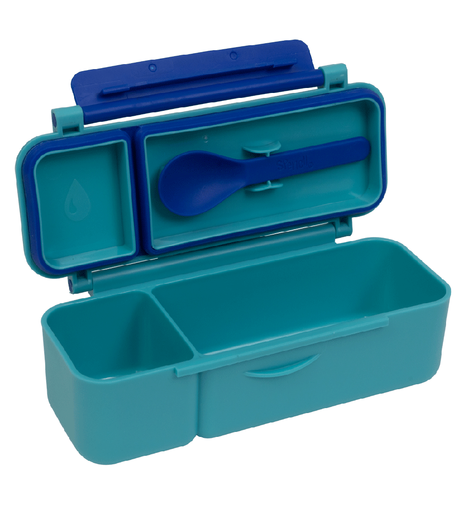 Spencil Snack Attack Box - Lagoon/Azure