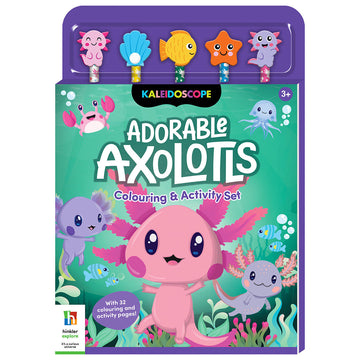 5-Pencil Set Adorable Axolotls
