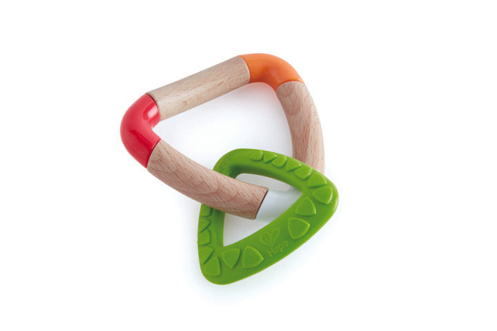Hape-double-triangle-teether-The Toy Wagon