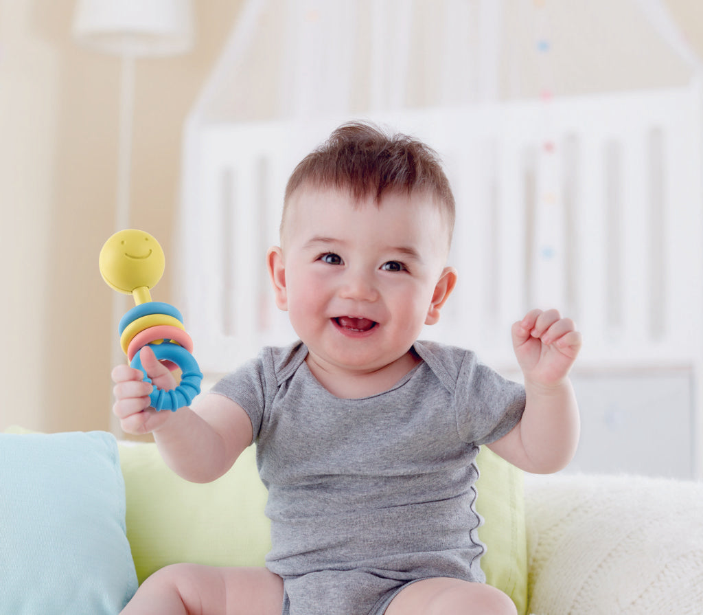 Hape Rattle & Teether Collection perfect for little hands, baby and new borns The Toy Wagon