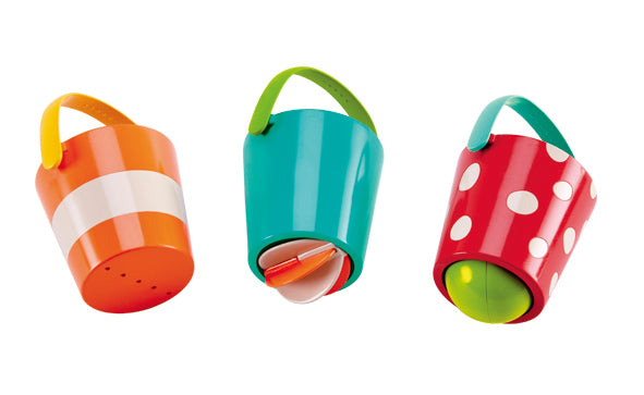Hape Happy Buckets Set makes bath time fun for babies The Toy Wagon
