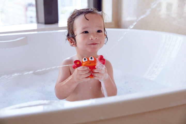 Hape Rock Pool Squirters makes bath time fun for babies The Toy Wagon