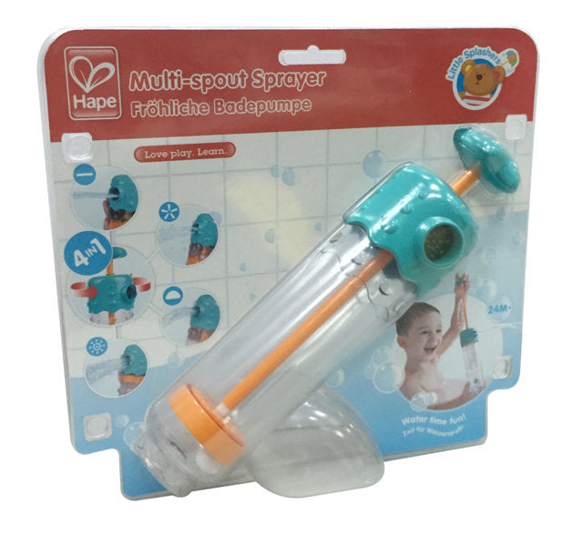 Hape Multi-spout Sprayer makes bath time fun for babies The Toy Wagon