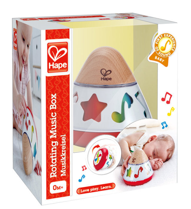 Hape Rotating Music Box, a first musical instruments for babies, perfect for making music The Toy Wagon