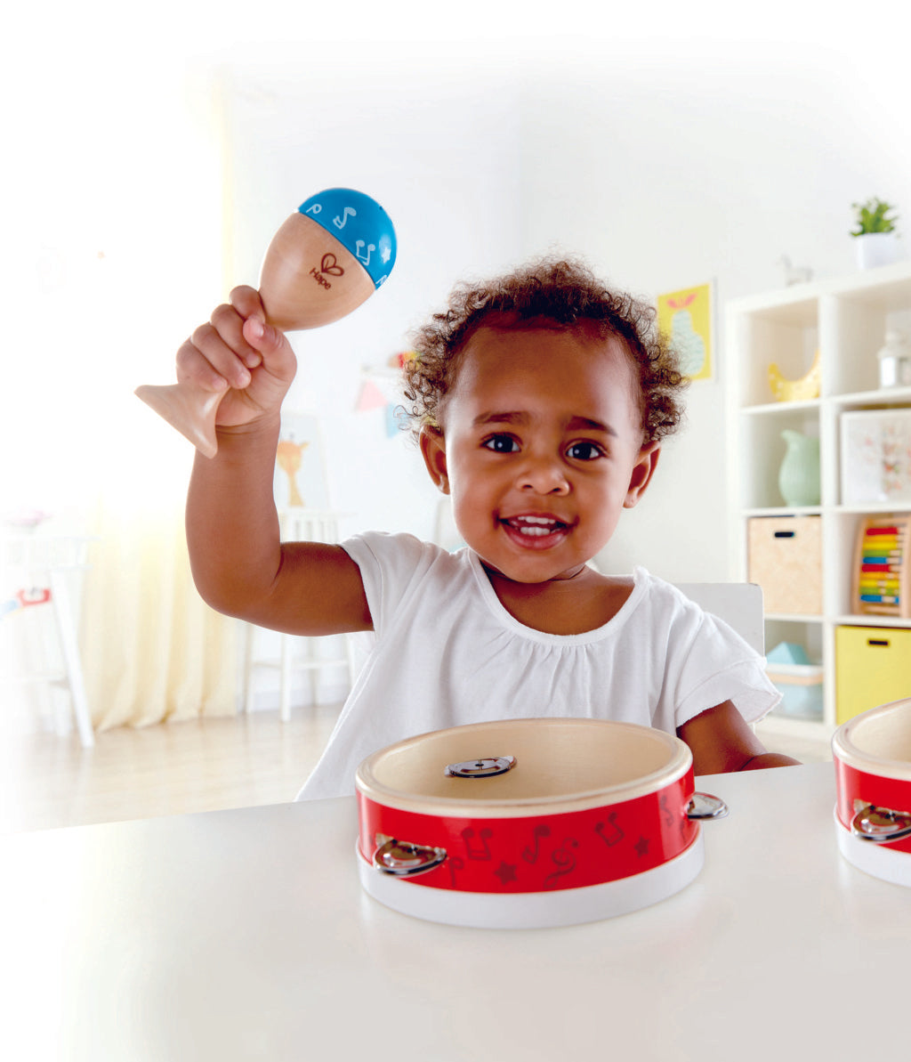 Hape Junior Percussion Set, a first musical instruments for babies, perfect for making music The Toy Wagon