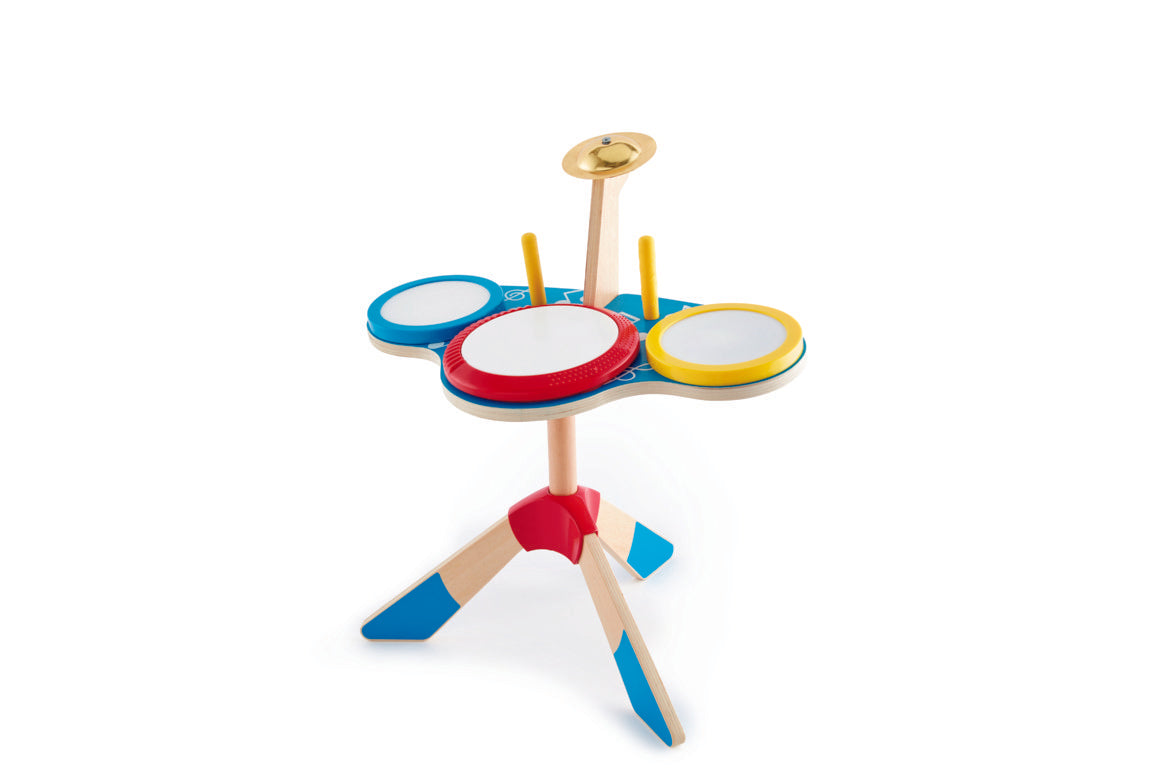 Hape Drum and Cymbal Set a great first musical instrument for children The Toy Wagon
