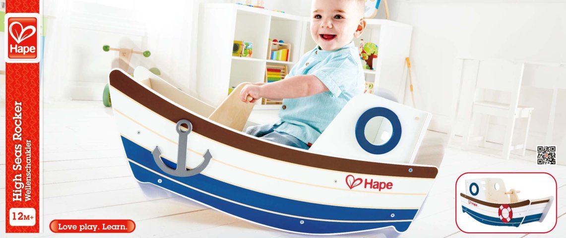Hape High Seas Rocker a great first musical instrument for children The Toy Wagon