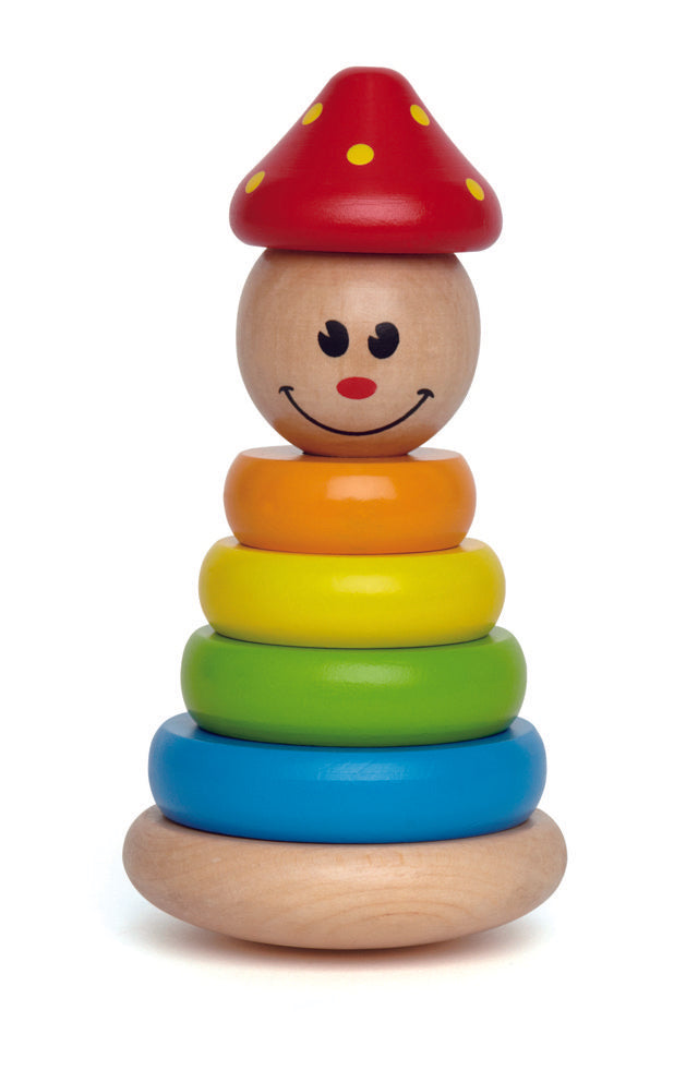 Hape Clown Stacker is a fun stacking toy for kids hand eye co-ordination The Toy Wagon