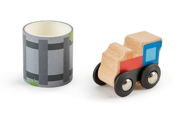 Tape & Roll Train The Toy Wagon