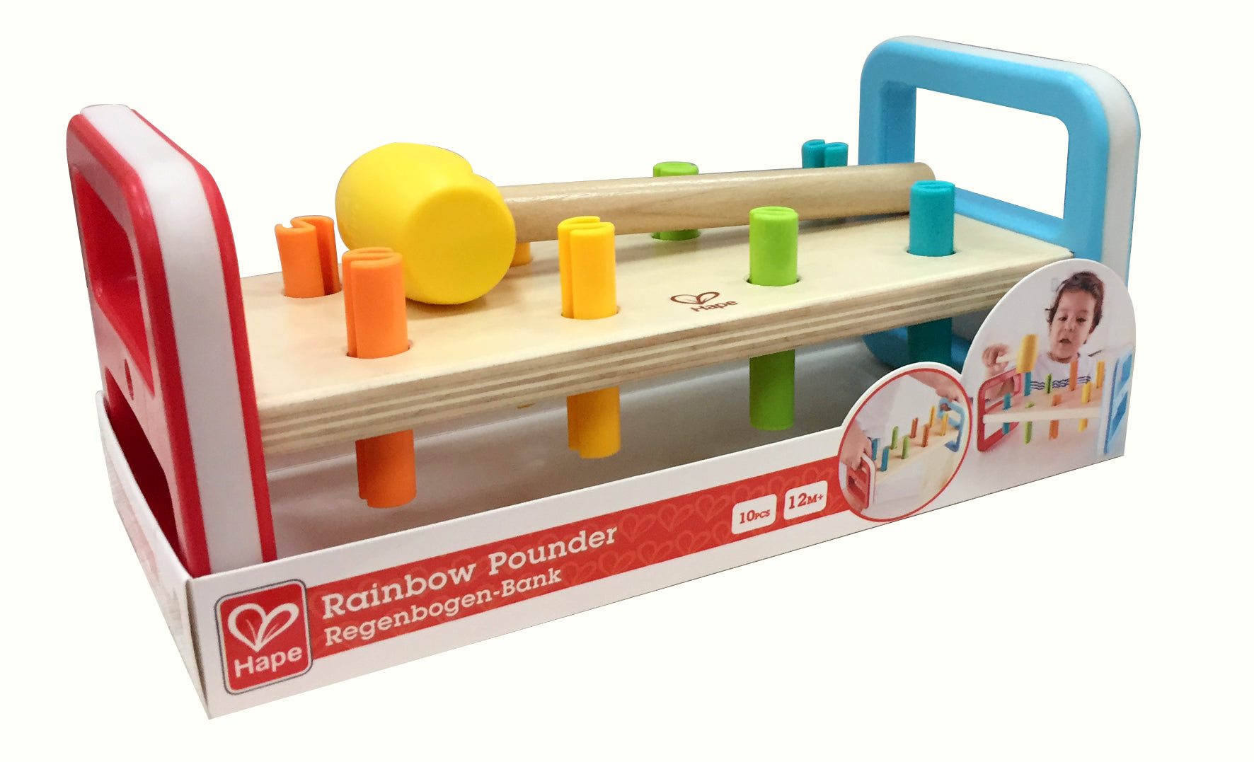 Hape Rainbow Pounder teaches kids about colors and counting The Toy Wagon