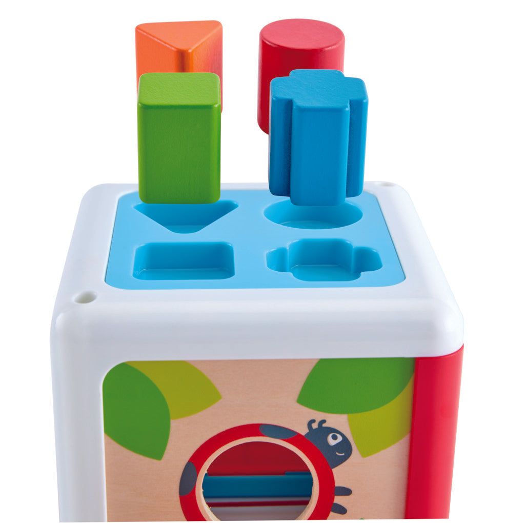 Hape SHape Sorting Box teaches children all about sHapes and garden creatures The Toy Wagon