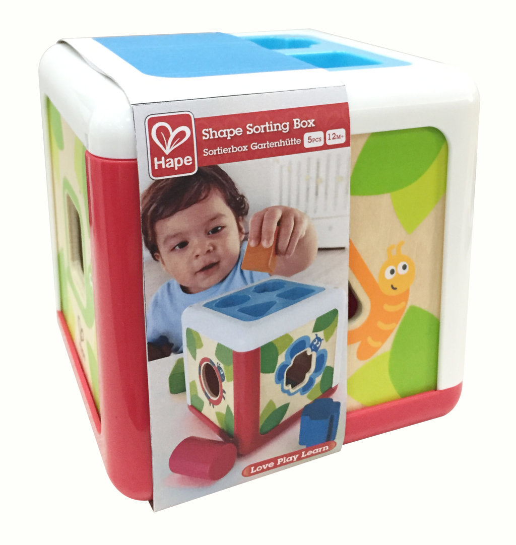 Hape color store and shape sorter