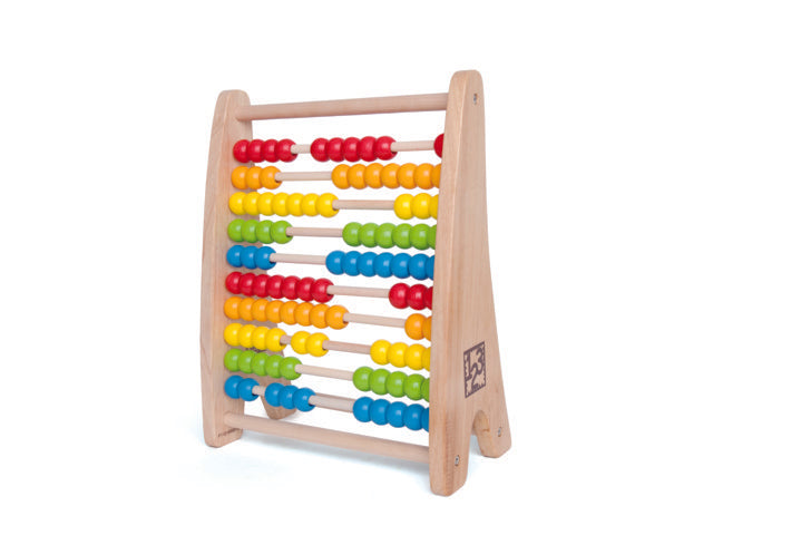 Hape Rainbow Bead Abacus counting and educational toys The Toy Wagon