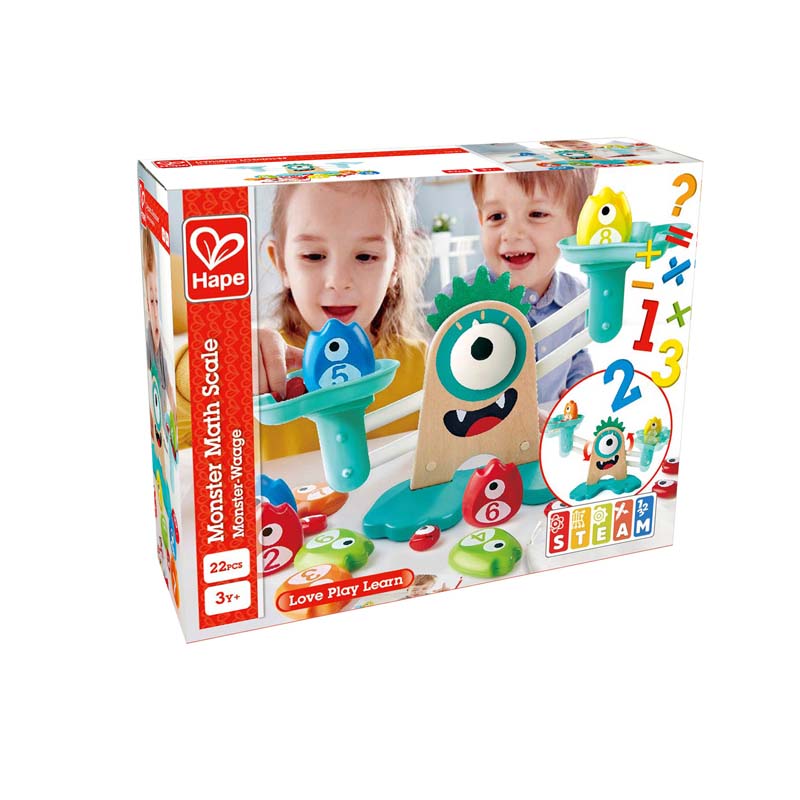 Hape Monster Math Scale beginner maths and educational toys The Toy Wagon