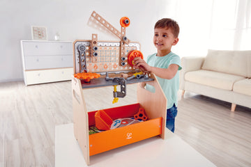 Hape Junior Inventor Discovery Scientific Workbench STEAM educational construction toys The Toy Wagon
