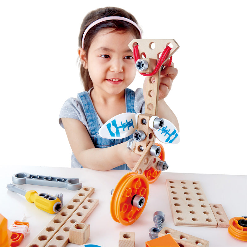 Hape Junior Inventor Deluxe Experiment Kit STEAM educational construction toys The Toy Wagon