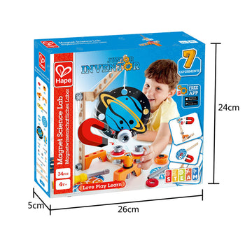 Hape Junior Inventor Magnet Science Lab STEAM educational construction toys The Toy Wagon