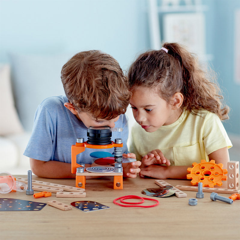 Hape Junior Inventor Optical Science Lab STEAM educational construction toys The Toy Wagon