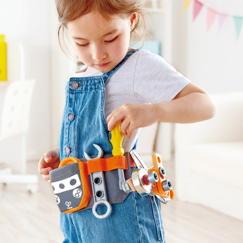 Hape Junior Inventor Scientific Tool Belt STEAM educational construction toys The Toy Wagon