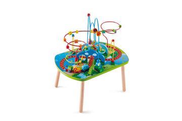Hape Jungle Adventure Railway Table is wooden railway and train set The Toy Wagon