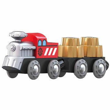 Hape Cogwheel Train is wooden railway and train set The Toy Wagon