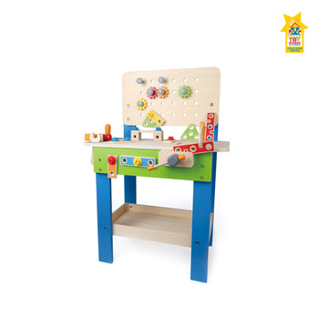 Hape Master Workbench imaginative play quality wooden toys The Toy Wagon