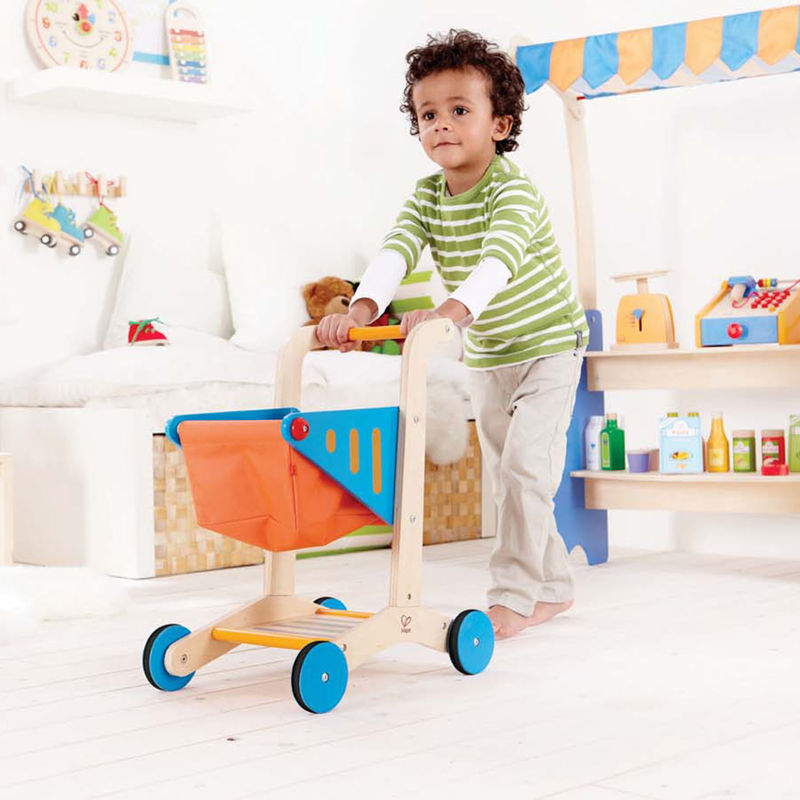 Hape Shopping Cart imaginative play quality wooden toys The Toy Wagon
