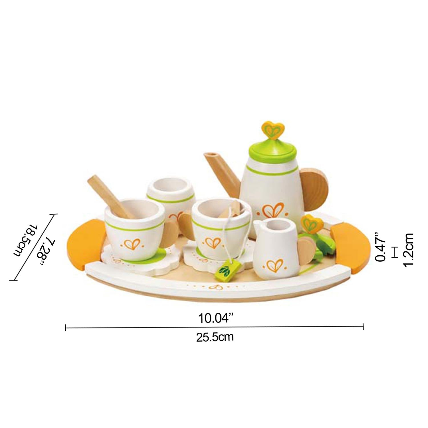 Hape Tea set for Two imaginative play quality wooden toys The Toy Wagon