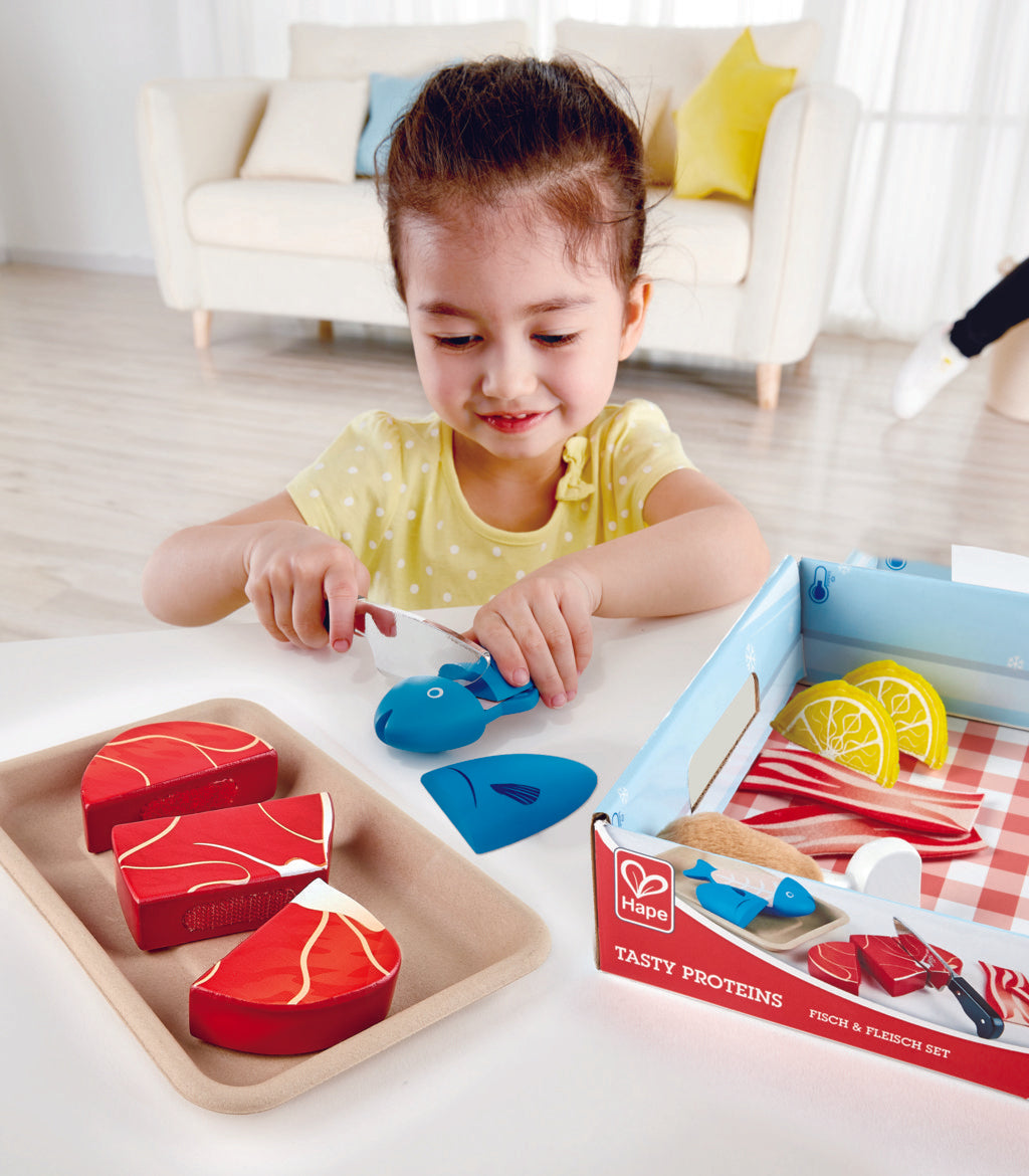 HapeTasty Proteins imaginative play quality wooden toys The Toy Wagon