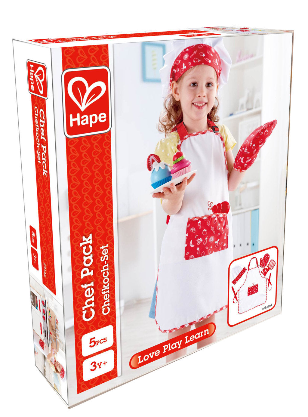 Hape Chefs Pack imaginative play quality wooden toys The Toy Wagon
