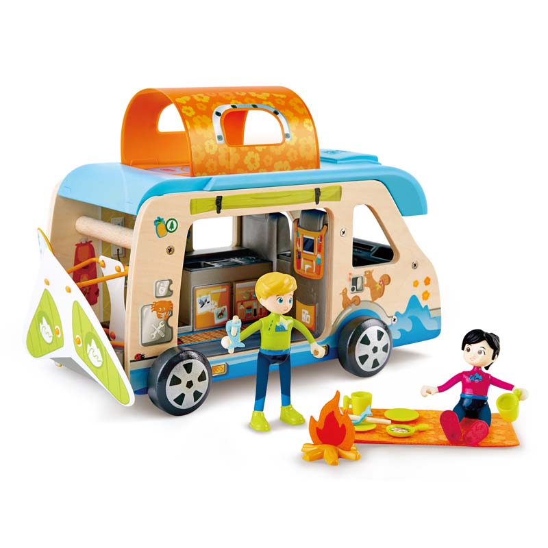 Hape Adventure Van imaginative play quality wooden toys The Toy Wagon