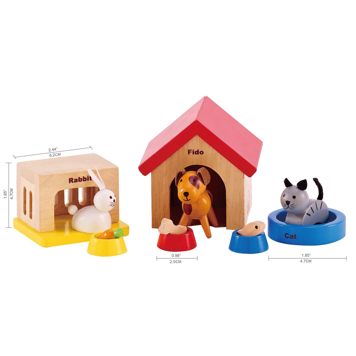 Hape Family Pets imaginative play quality wooden toys The Toy Wagon