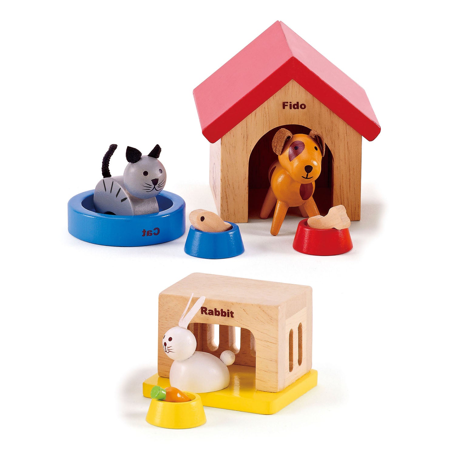 Hape Family Pets imaginative play quality wooden toys The Toy Wagon