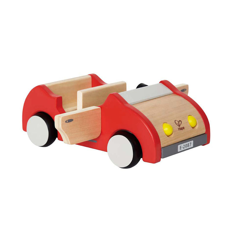 Hape Family Car imaginative play quality wooden toys The Toy Wagon