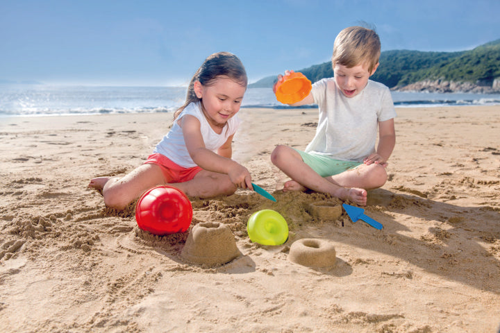 Hape Bakers Trio perfect for the sand or backyard play with quality outdoor toys The Toy Wagon