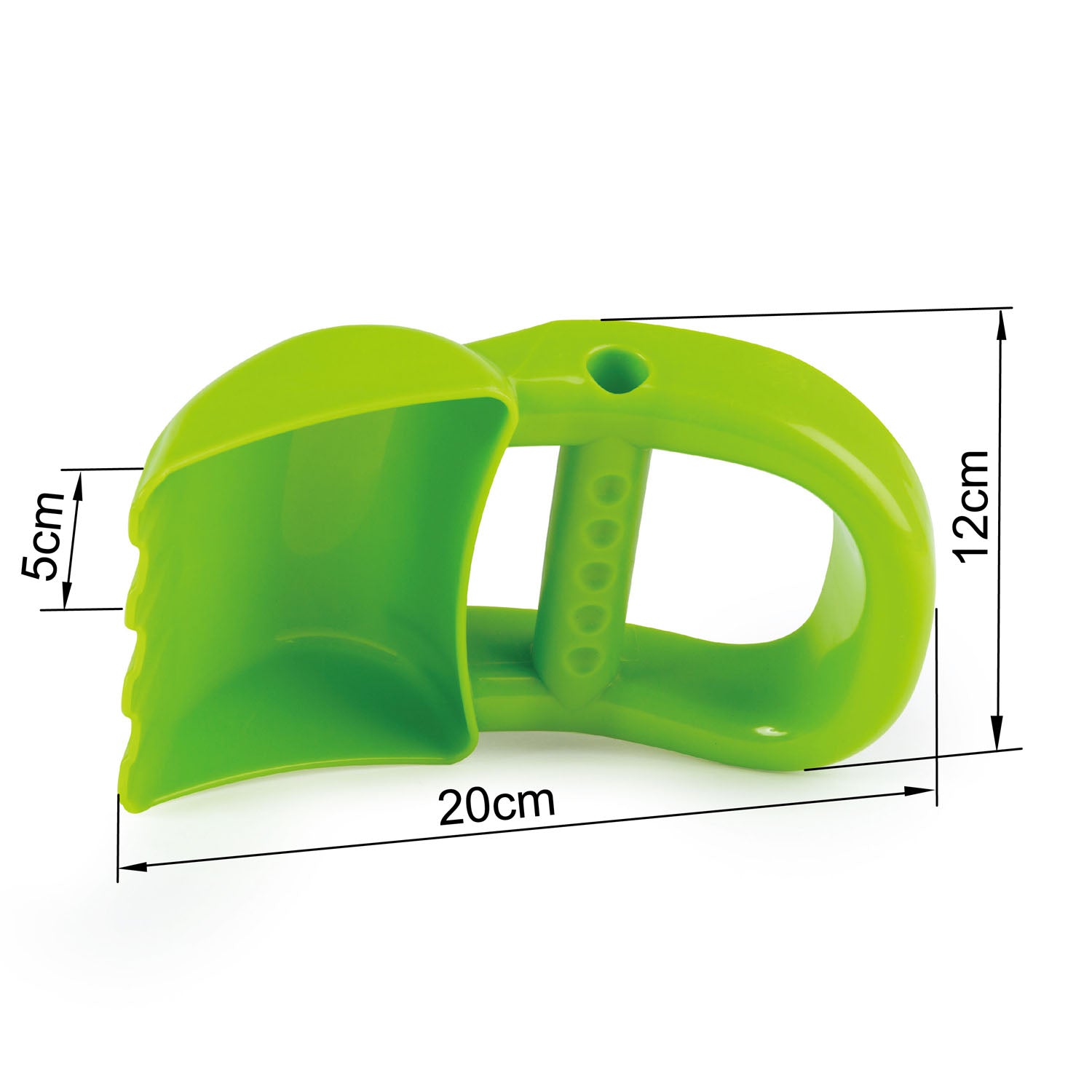 Hape Hand Digger - Green perfect for the sand or backyard play with quality outdoor toys The Toy Wagon