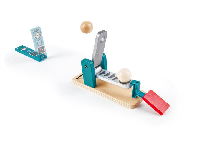 Hape Robot Factory Domino perfect for little minds and hand, educational and high quality wooden toys The Toy Wagon