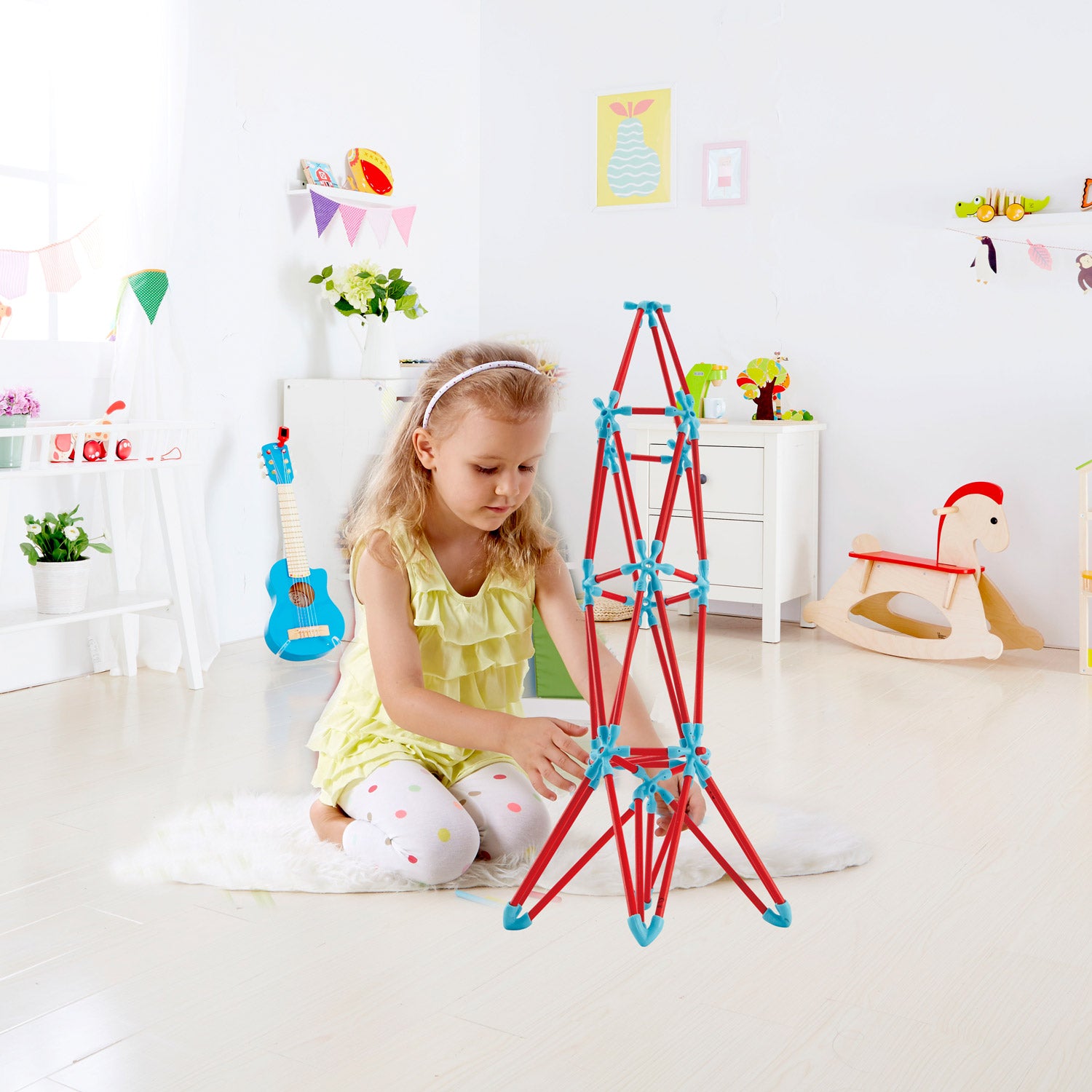 Hape Creativity Kit perfect for little minds and hand, construction and educational high quality bamboo toys The Toy Wagon