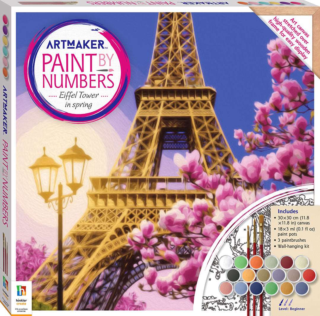 Art Maker Paint by Numbers Canvas Eiffel Tower